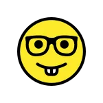 Nerd Face SVG Icon